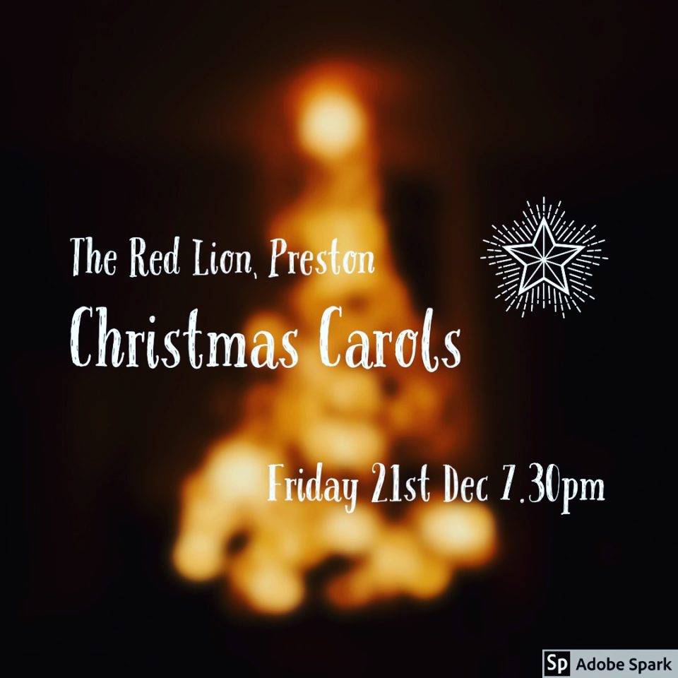 Christmas Carols – Friday 21st Dec